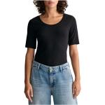 Camisetas negras de algodón de algodón  informales Gant talla XL para mujer 