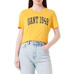 Camisetas amarillas Gant talla M para mujer 