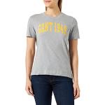 Camisetas grises Gant talla M para mujer 