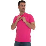 Polos básicos rosas con logo Gant Rugger talla S para hombre 