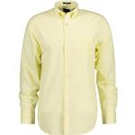 Camisas amarillas con logo Gant Broadcloth talla XL para hombre 