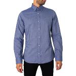 GANT Slim Oxford Shirt Camisa de Vestir, Persian Blue, L para Hombre