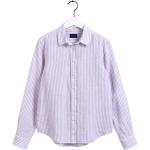 Gant, Camisa a Rayas Vintage Purple, Mujer, Talla: L