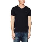 Gant Original Slim V-Neck T-Shirt Camiseta, Black, XXL para Hombre