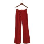 Pantalones acampanados rojos rebajados Gant talla L para mujer 