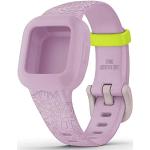 Correas lila de silicona para relojes para multi-sport floreadas Garmin Vivofit 3 para mujer 