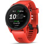 Relojes rojos de pulsera rebajados redondos con GPS para running Garmin Forerunner 745 para mujer 