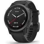 Relojes Especiales negros con GPS con medidor de frecuencia cardíaca Zafiro 24h Garmin Fenix 6S 