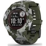 Relojes verdes de silicona de pulsera rebajados con GPS Solar militares Garmin Instinct para mujer 