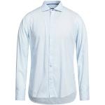 Camisas azules de algodón de manga larga manga larga GAS talla L para hombre 