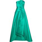 Vestidos verdes de poliester con vuelo rebajados palabra de honor Alberta Ferretti fruncido talla XXL para mujer 