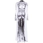 Vestidos largos blancos de poliester maxi Jean Paul Gaultier talla S para mujer 