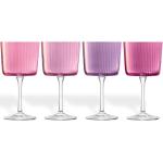 Copas rosas de vidrio de vino Lsa International 