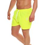 Bañadores boxer amarillos fluorescentes de goma tallas grandes transpirables talla 4XL para hombre 
