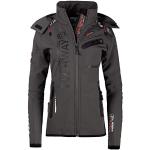 Moda gris de Softshell Geographical Norway talla L para mujer 