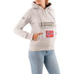 Sudaderas deportivas grises de poliester de verano Geographical Norway talla L para mujer 