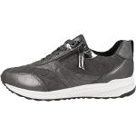 Geox D Airell A, Sneakers para Mujer, Gris (Dk Grey) , 37 EU