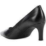 Zapatos negros de piel suave de tacón rebajados con tacón de aguja Geox Bibbiana talla 37 para mujer 