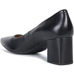 Zapatos negros de cuero de tacón rebajados Geox talla 35 para mujer 