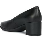 Geox D New Annya Mid A, Zapatos de tacón con Punta Cerrada Mujer, Negro (Black 085), 41 EU