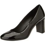 Zapatos negros de goma de tacón con tacón de aguja Geox talla 40 para mujer 