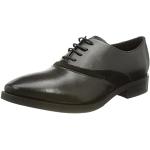 Zapatos derby negros formales Geox Brogue talla 39 para mujer 