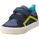 Geox J Alonisso Boy A, Sneakers Bebé-Niñas, Multicolor Navy Lime, 24 EU