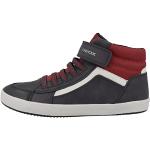 Geox J Gisli Boy A, Sneakers, Multicolor Navy Dk Red, 34 EU