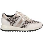 Zapatillas grises de ante de leopardo leopardo Geox talla 39 para mujer 
