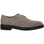 Zapatos grises de goma con puntera redonda formales con logo Geox talla 39 para hombre 