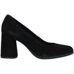 Zapatos negros de ante de tacón con tacón cuadrado Geox talla 36 para mujer 