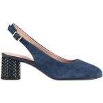 Zapatos azul marino de goma de tacón rebajados con hebilla Geox talla 38 para mujer 