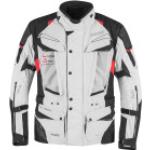 Germot NorthWest, chaqueta textil impermeable M male Gris Claro/Negro/Rojo
