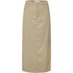 Faldas beige de viscosa de cintura alta Gestuz talla XS para mujer 