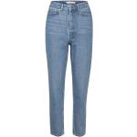 Mom jeans orgánicos azules de algodón informales Gestuz talla M de materiales sostenibles para mujer 