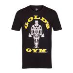 GGTS002 - T-Shirt Muscle Joe Black - Camiseta Gold Gym Muscle Joe Negr