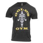 GGTS002 - T-Shirt Muscle Joe - Charcoal Marl S Gold Gym