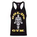 GGVST003 - Stringer Joe Premium Black - Camiseta Gold Gym Tirantes Neg
