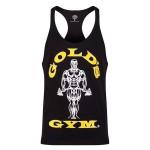 GGVST003 - Stringer Joe Premium Black - Camiseta Gold Gym Tirantes Neg