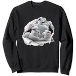 Ghostbusters Mini Pufts Breaking Through Chest Big Poster Sudadera