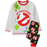 Ghostbusters Pijamas Boys Kids Monsters Gris Camiseta de Longitud Larga PJS 6-7 años