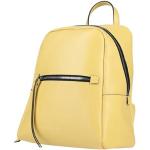 Bolsos medianos amarillos de tela con bolsillos exteriores Gianni Chiarini para mujer 