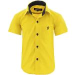 Camisas amarillas de manga corta infantiles 12 años para niño 