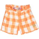 Pantalones cortos naranja de viscosa rebajados informales a cuadros Scotch & Soda talla XS para mujer 