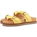 Sandalias amarillas de piel de cuero rebajadas de primavera Gioseppo talla 41 para mujer 