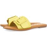 Sandalias amarillas de piel de cuero rebajadas de primavera Gioseppo talla 37 para mujer 
