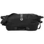 Bolsas negras de tela de viaje con bolsillos exteriores con logo Givenchy para hombre 