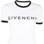 Camisetas blancas de algodón de manga corta manga corta con cuello redondo informales Givenchy talla M para mujer 