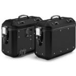 Set de maletas negras de aluminio de 36l GIVI Trekker 