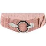 Cinturones elásticos rosas de goma largo 85 serpiente para mujer 
